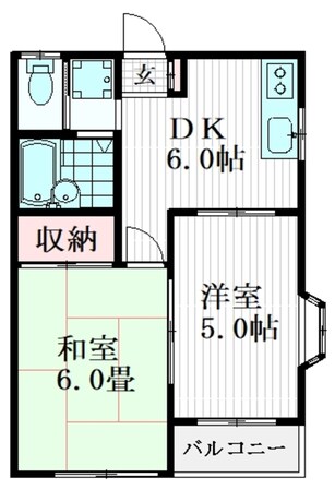 ウィンディコートの物件間取画像